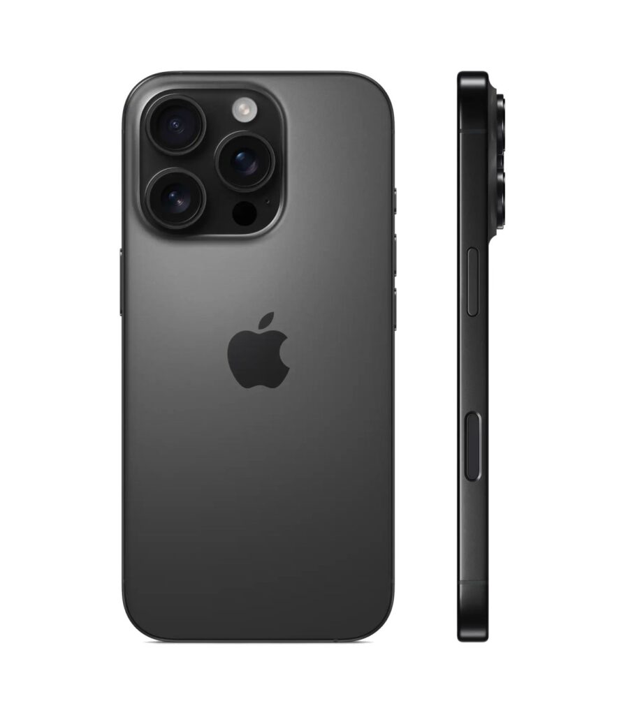 گوشی موبایل اپل مدل آیفون ۱۶ پرو iPhone 16 Pro ظرفیت 256 گیگابایت رنگ تیتانیوم مشکی.