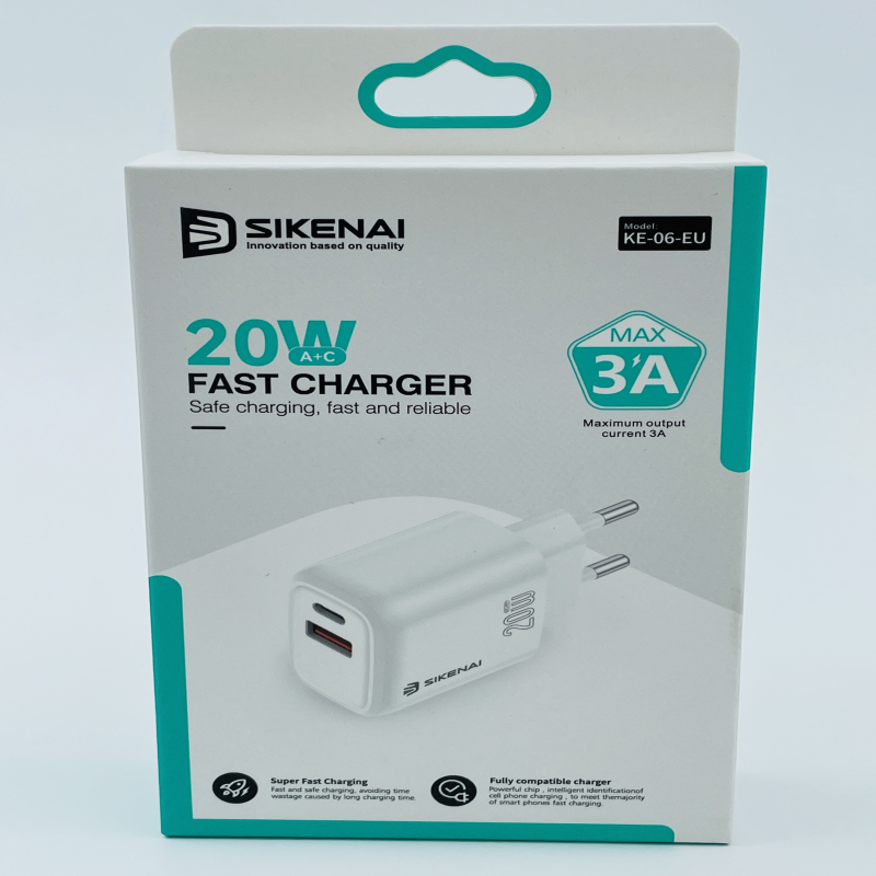 کلگی Sikenai KE-06EU (20W) PD + QC3.0